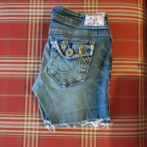 True Religion jean shorts